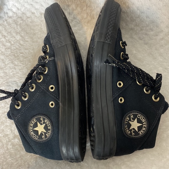 Converse All Star Madison mid top black shoes - Picture 6 of 9